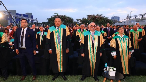 رئيس قضايا الدولة ومستشاروه يشاركون في احتفال جامعة عين شمس باليوبيل الماسي