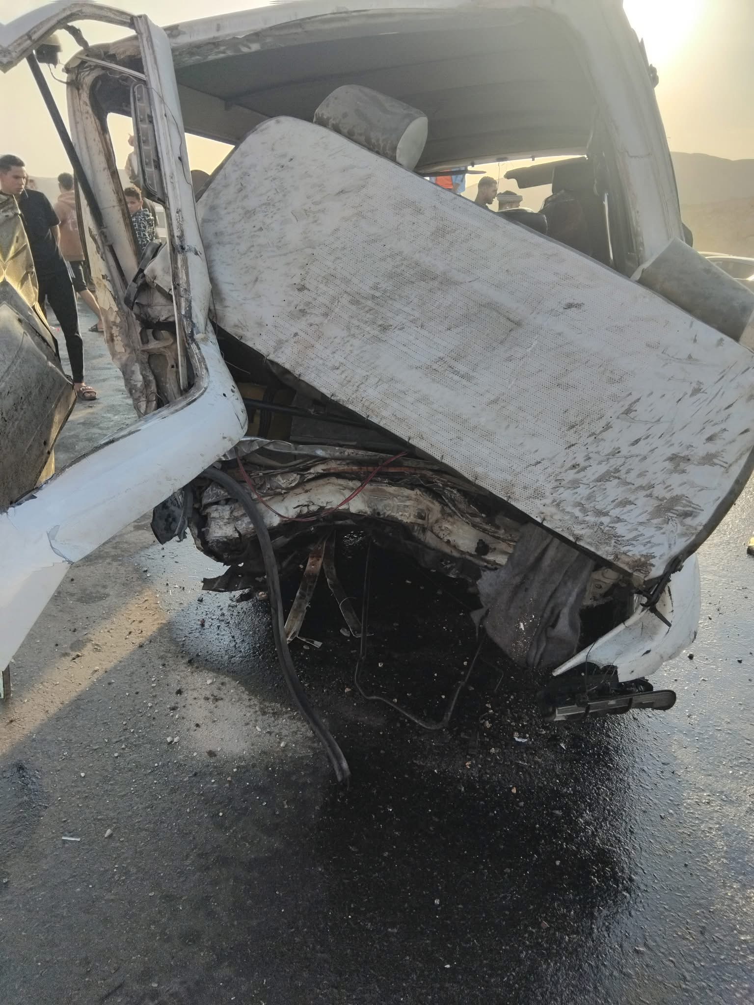 ميكروباص على الطريق الدائري