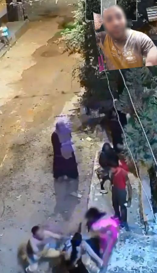 صورة من المشاجرة