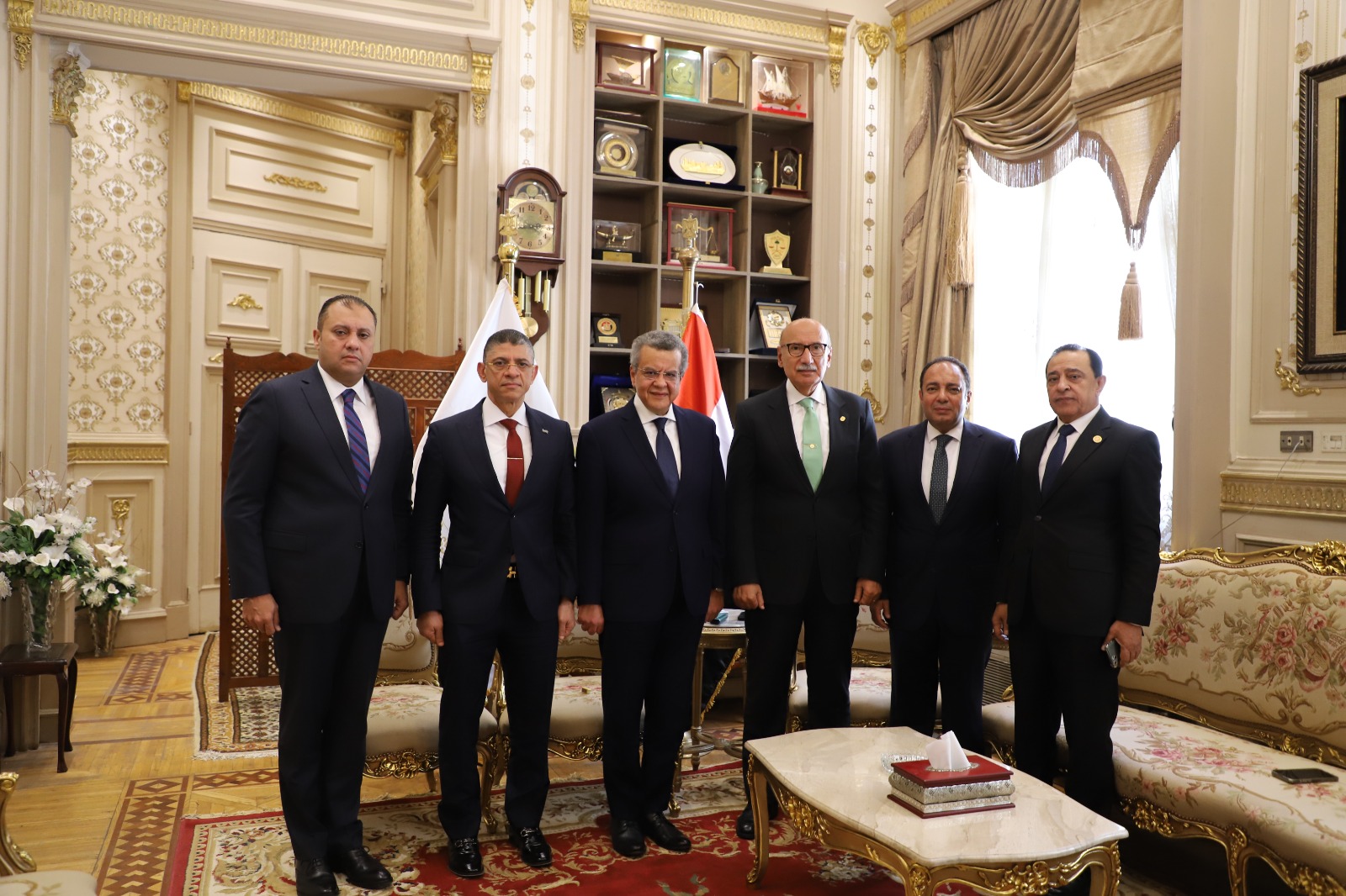 استقبال رئيس مجلس القضاء الأعلى