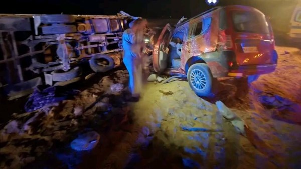 مأساة على طريق القصير: وفاة 6 أفراد من أسرة واحدة في حادث سير مروع