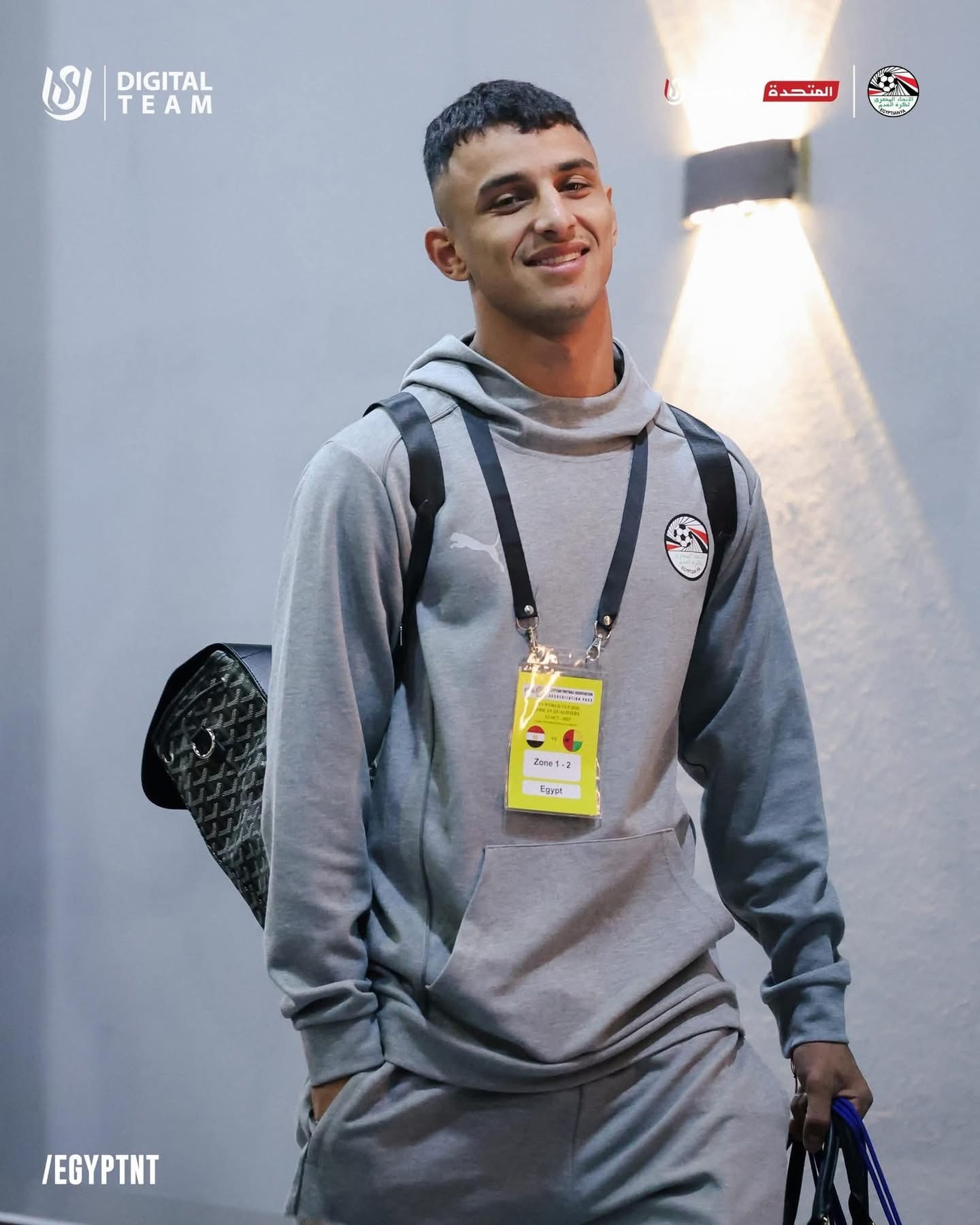 صورة من وصول المنتخب